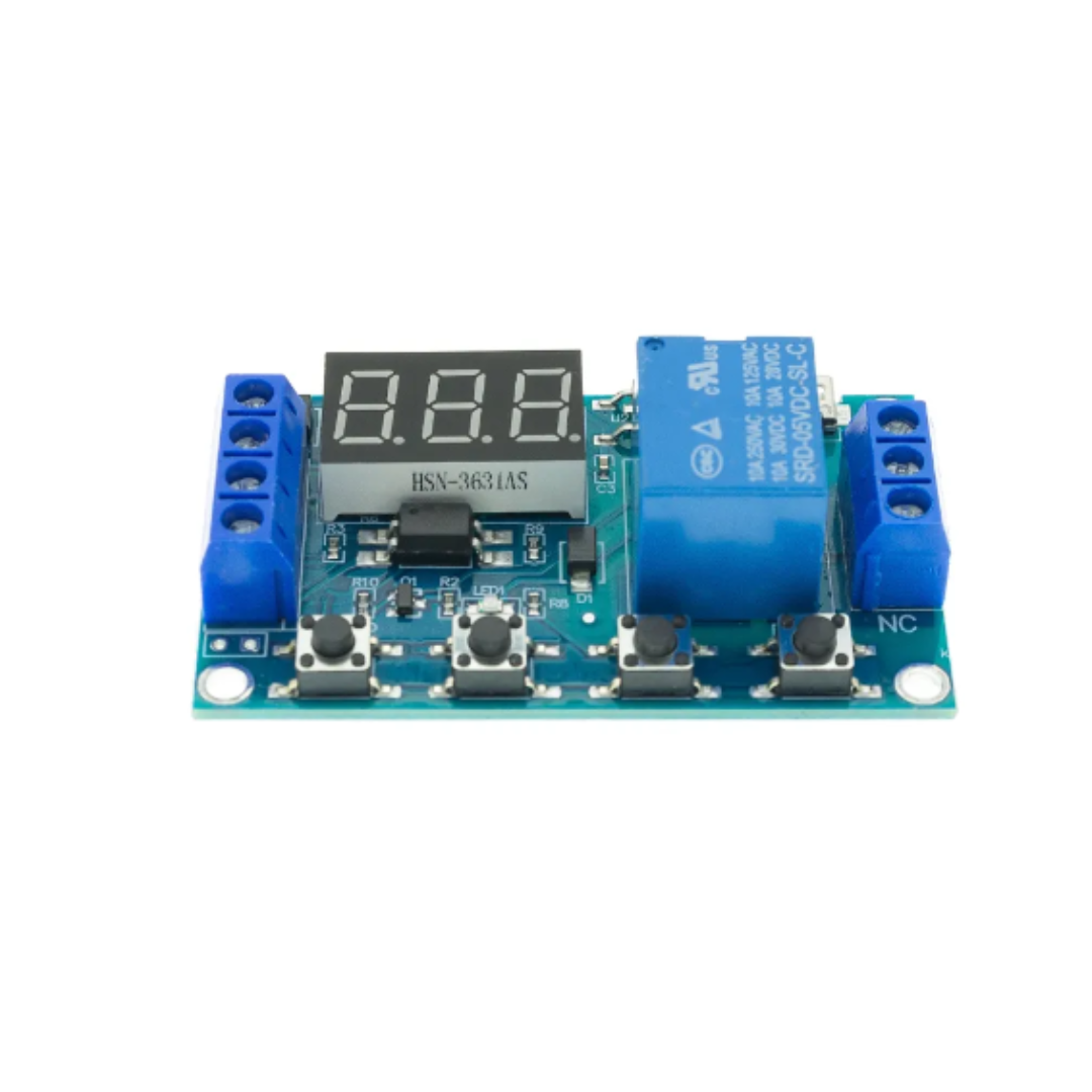 Rele Temporizado 6-30v Tiempo De Retardo Ciclo Ajustable